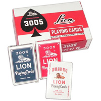 3005 Lion Playing Card